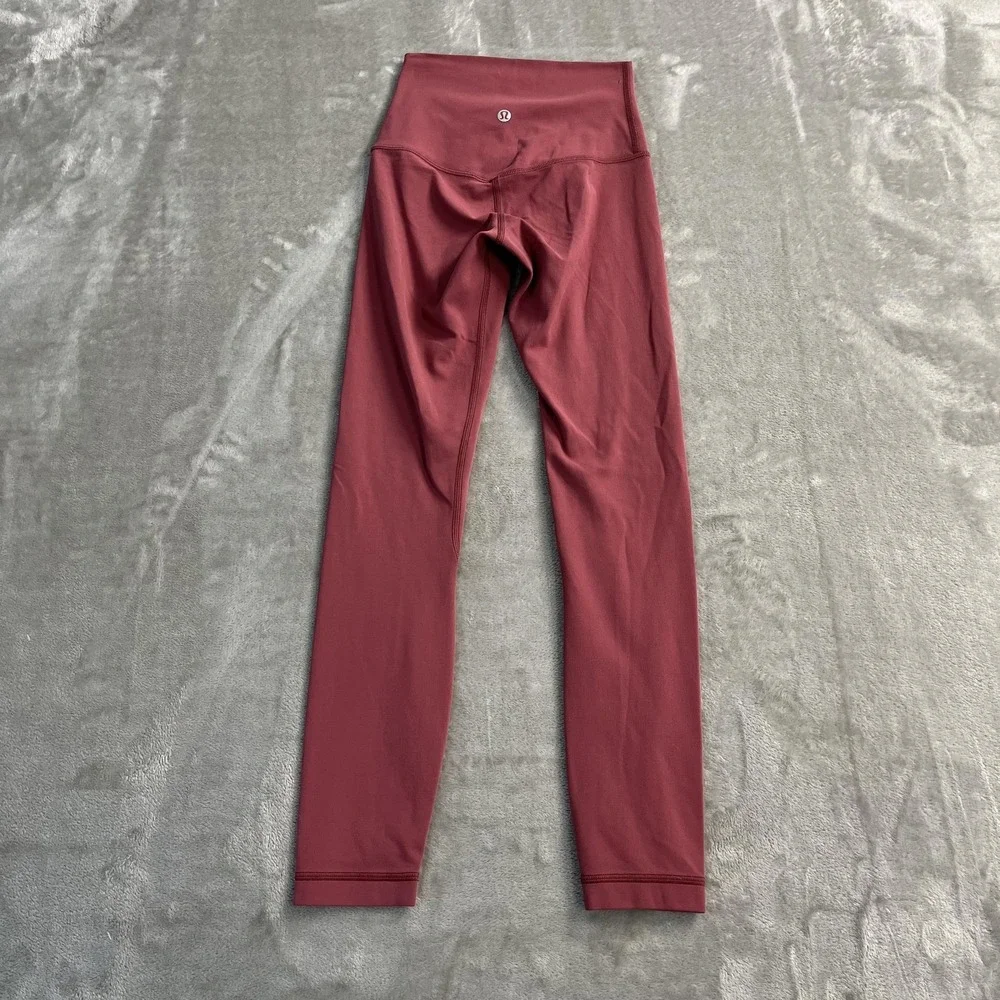 Lululemon Align Leggings Womens 0 Pink High Rise Stretch Yoga Pants Athletic